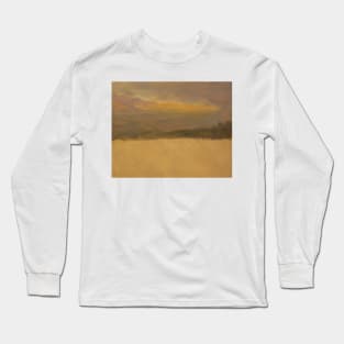 Mountainous Landscape by Frederic Edwin Church Long Sleeve T-Shirt